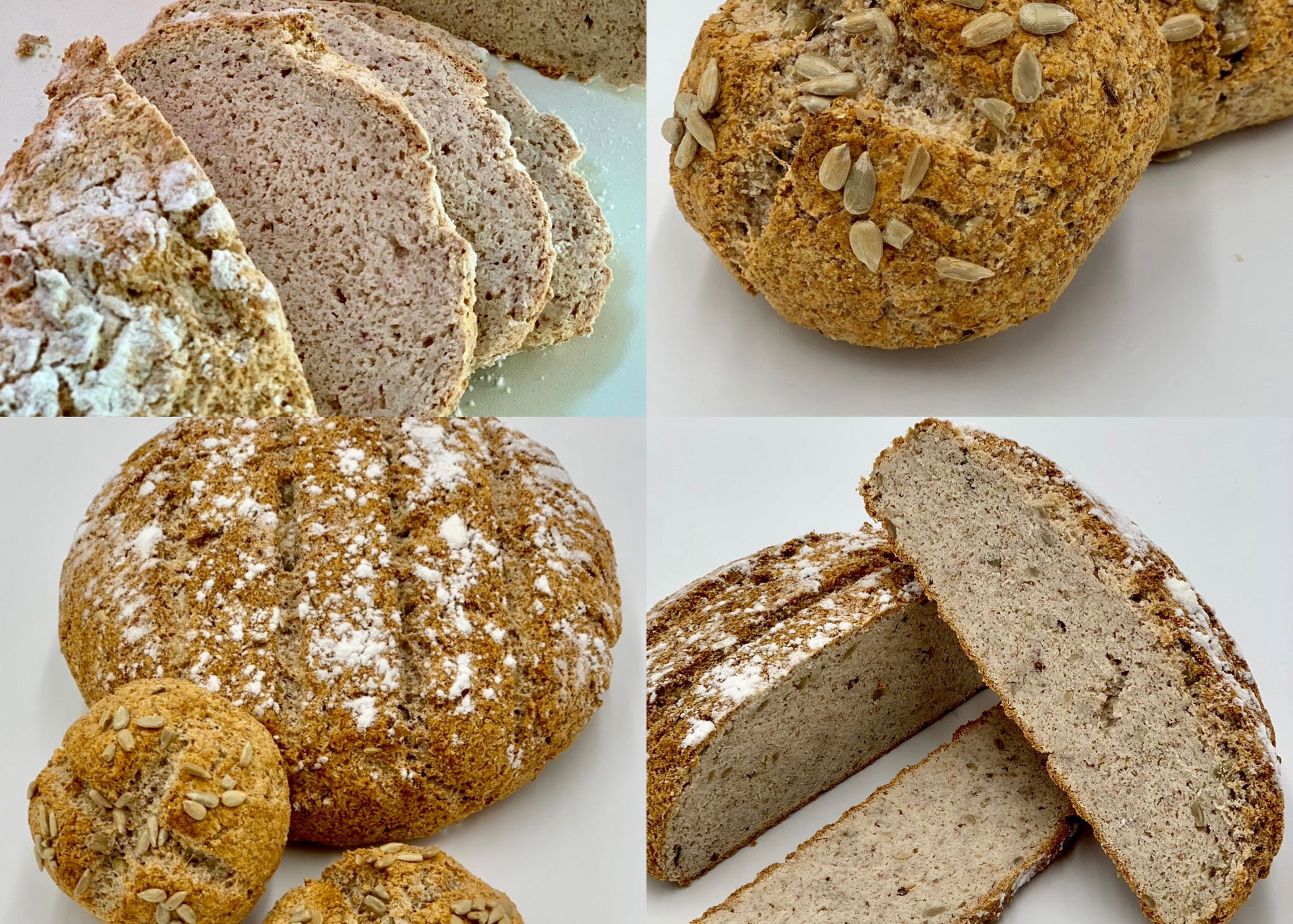 Helles ketogenes Brot mit Verwandlungspotenzial