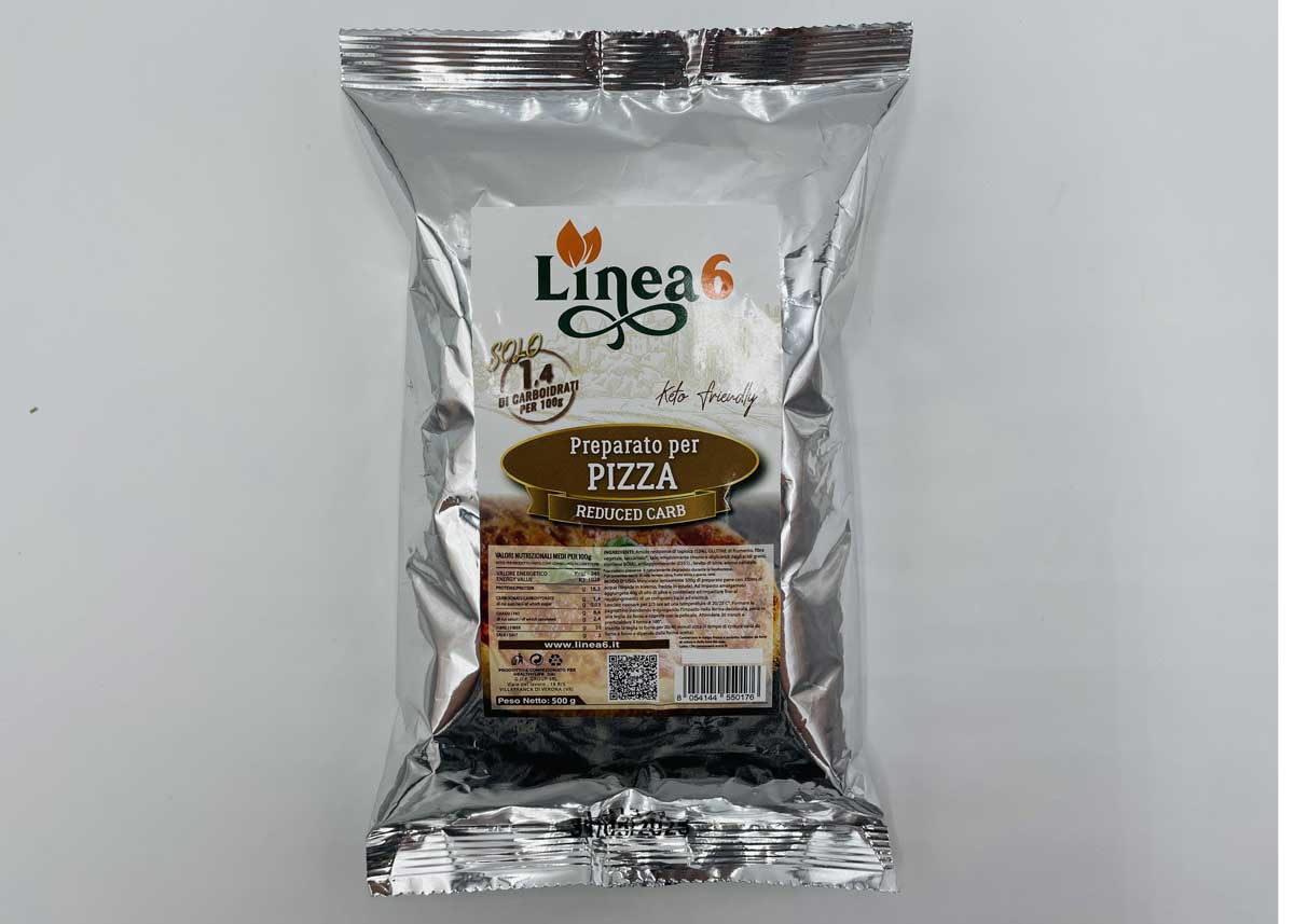 Linea6 ketogene Pizzateig Backmischung