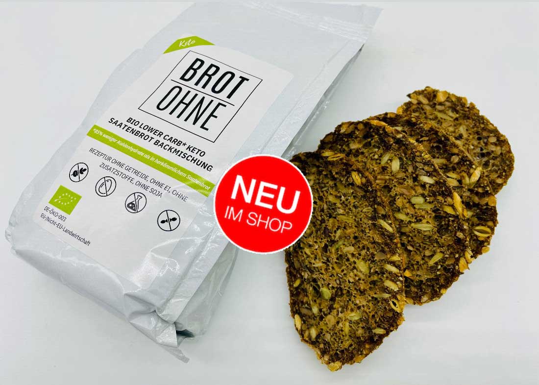 KETO Bio-Körnerbrot-Backmischung