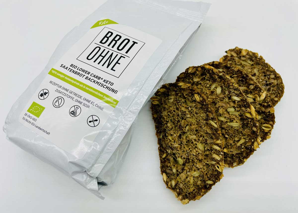 KETO Bio-Körnerbrot-Backmischung