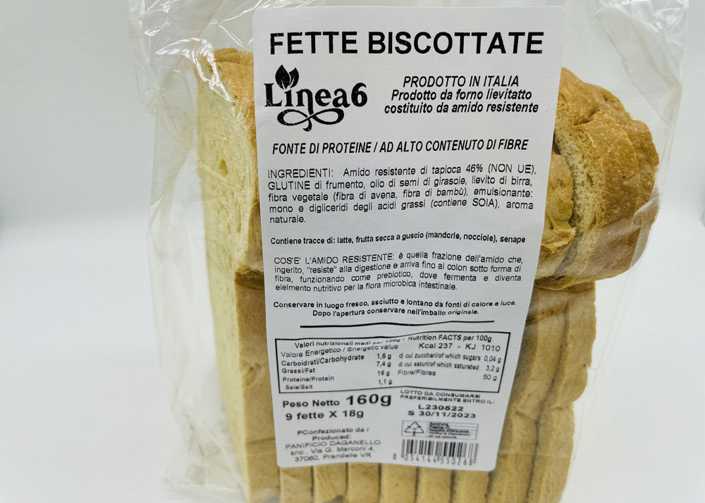 Linea6 ketogener Zwieback (Fette Biscottate)