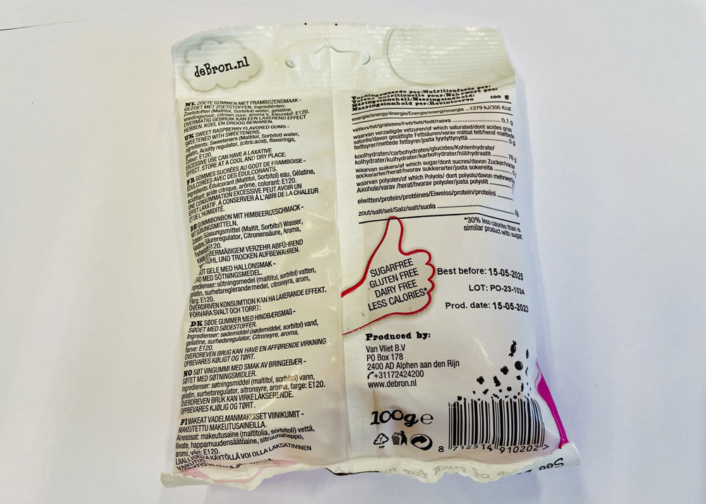 deBron Himbeer Drops