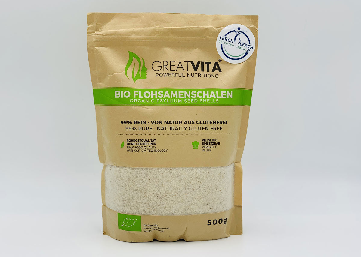GreatV Flohsamenschalen BIO