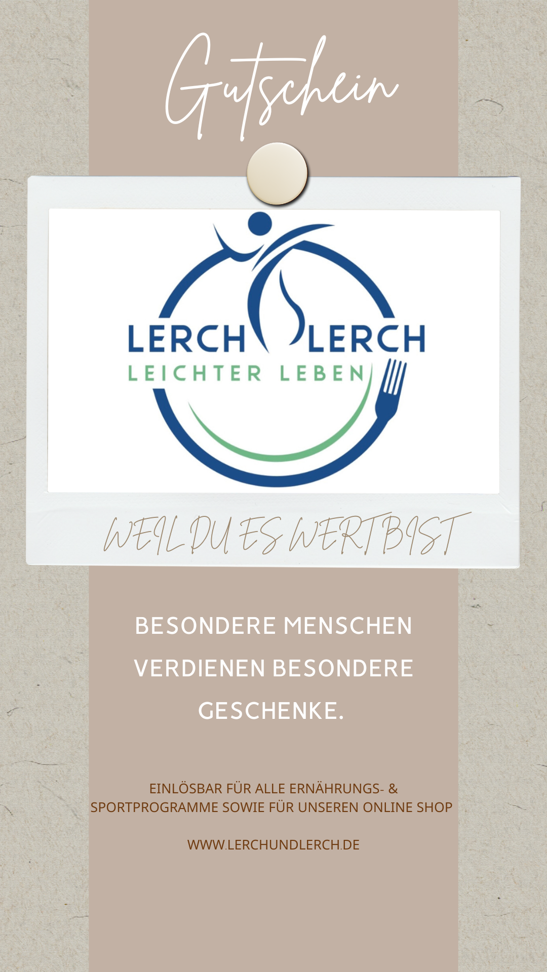 Geschenkgutschein zur Erfüllung kleiner und großer Ziele!