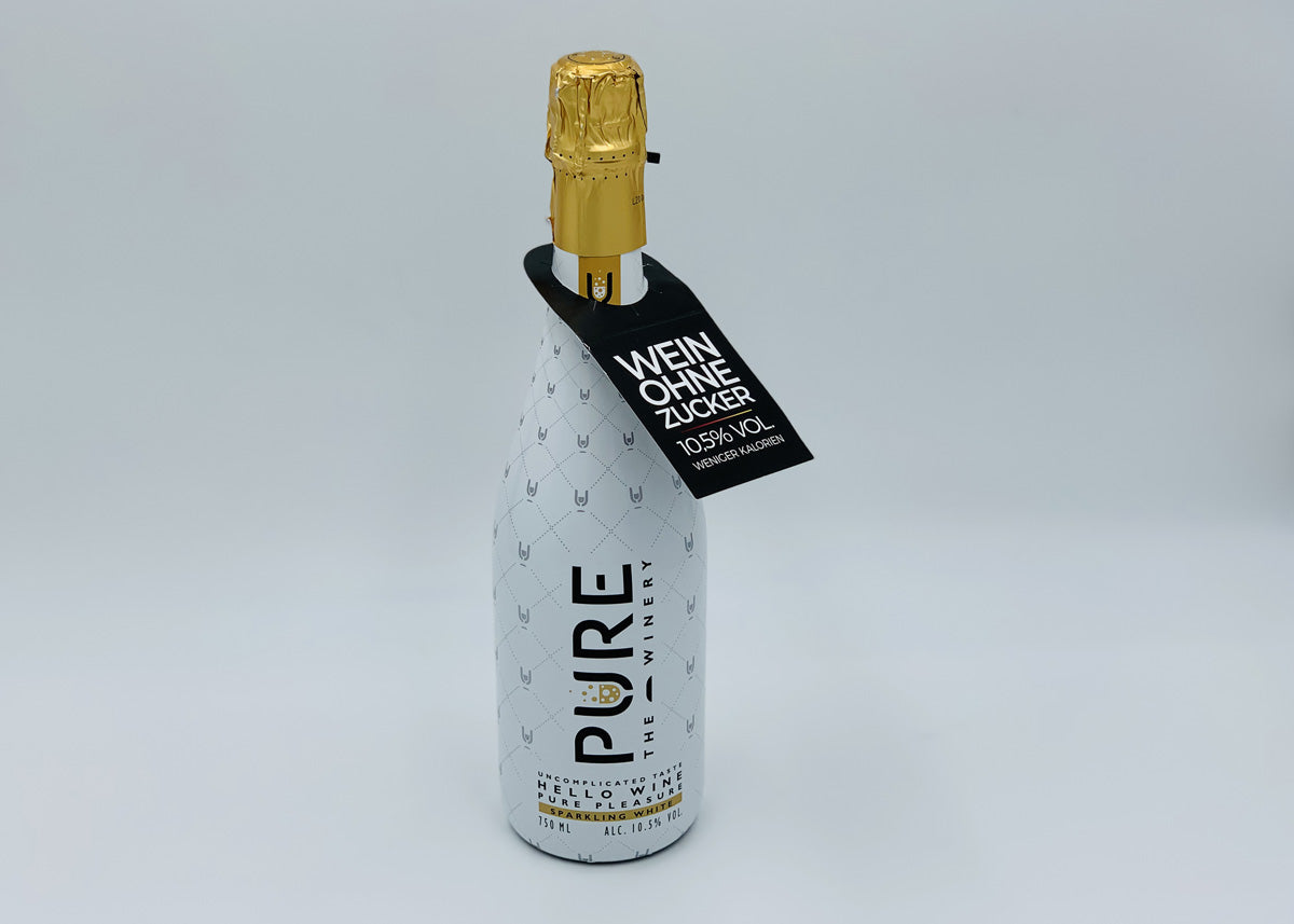 PURE zuckerfreier Schaumwein weiß