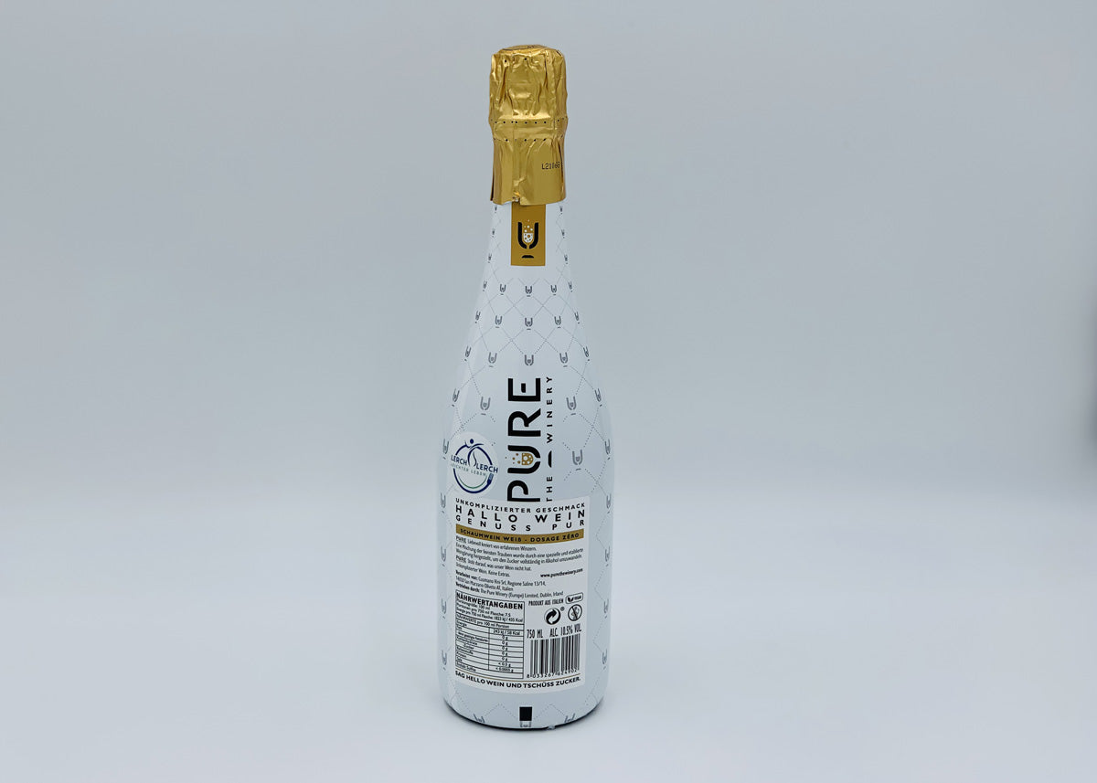 PURE zuckerfreier Schaumwein weiß