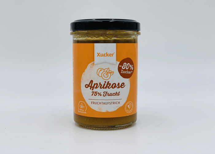 Xucker Fruchtaufstrich Aprikose - vegan