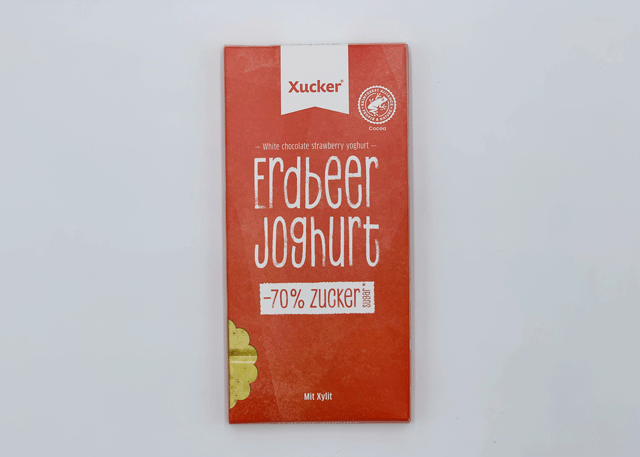 Xucker Erdbeer-Joghurt weiße Schokolade