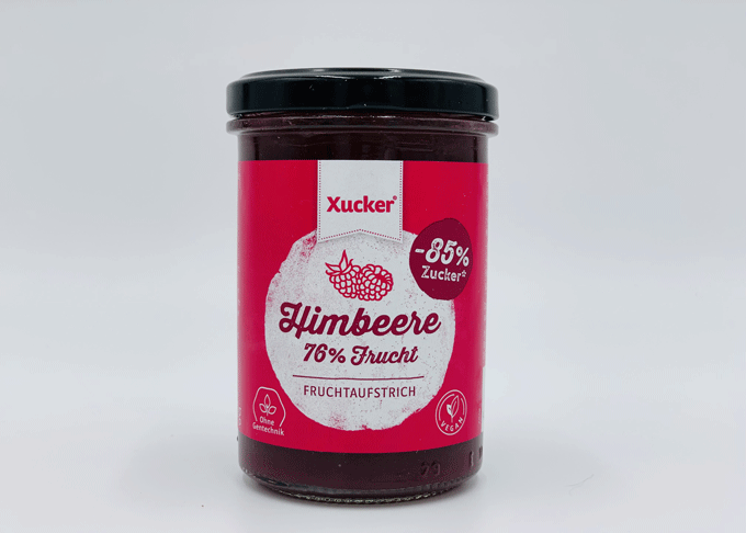 Xucker Fruchtaufstrich Himbeere - vegan
