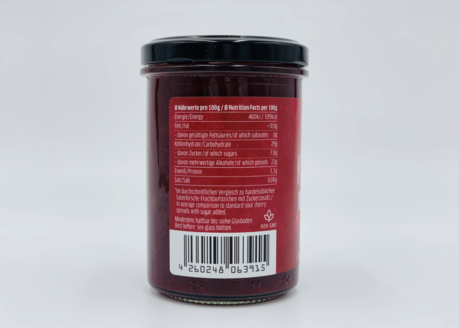 Xucker Fruchtaufstrich Kirsche - vegan